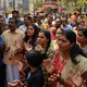 Hindus chant devotional songs during a protest against reports of two women of menstruating age entering the Sabarimala temple, one of the world’s largest Hindu pilgrimage sites, in Thiruvananthapuram, Kerala, India, Wednesday, Jan. 2, 2019.
